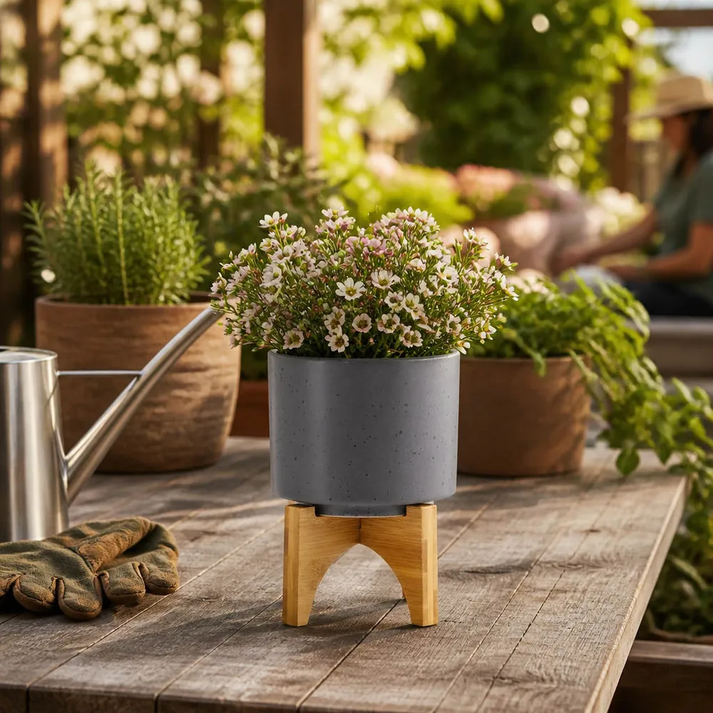 NORMAHAVEN GRAY PLANTER 7 (IN)