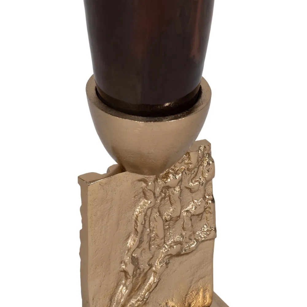 ATLASMILL BRONZE GLASS VASE 26 (IN)
