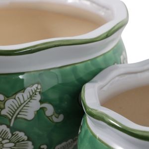 HENLEYDALE SET OF 2 GREEN PLANTER 6 (IN) 7