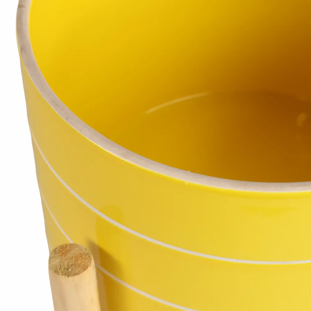 GRANLEYLEY YELLOW PLANTER 9 (IN)