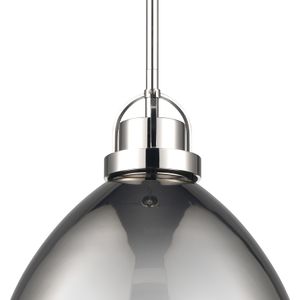 Somerville 12'' Wide 1-Light Pendant - Polished Nickel 3