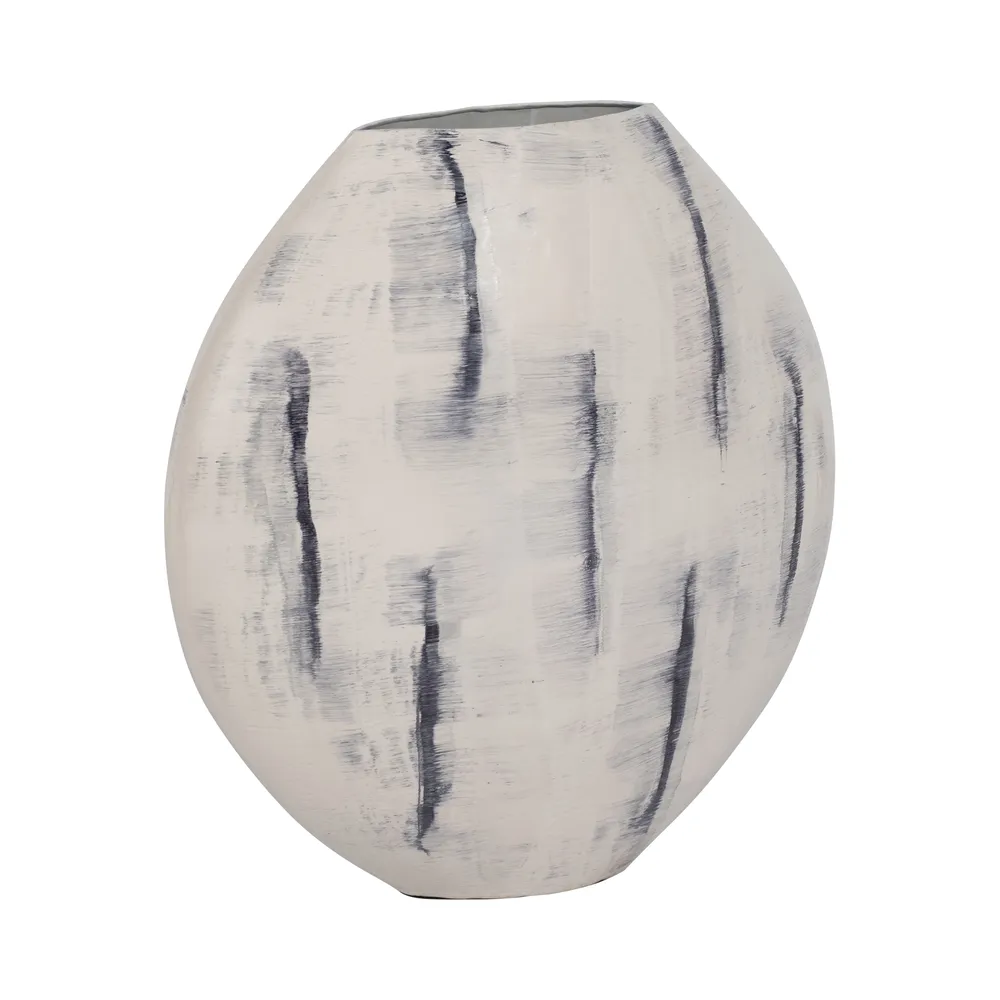 GORTONHAM WHITE VASE 20 (IN)