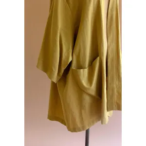 Short Kimono with Front Pockets - Pistachio 8