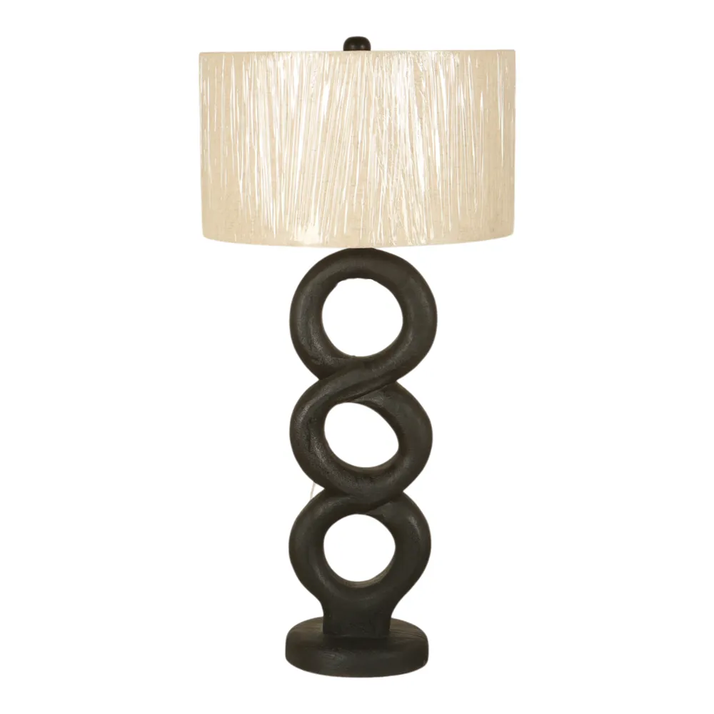ISLEOAK BLACK LAMP 34 (IN)