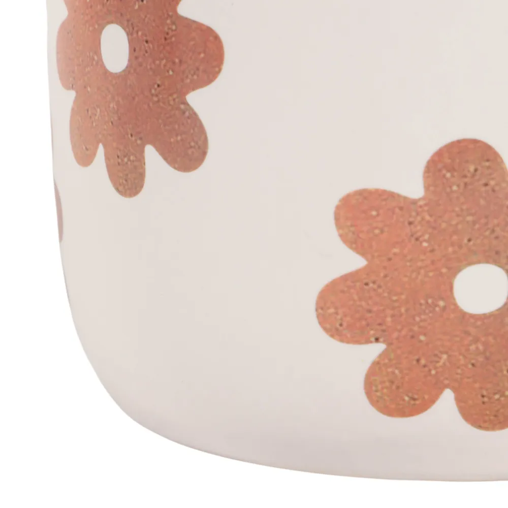 BELDENTON WHITE PLANTER 6 (IN)