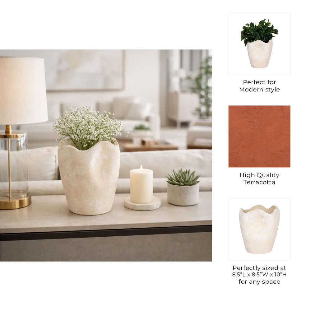 INGRIDSHAW IVORY VASE 10 (IN)