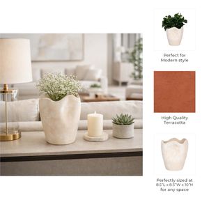 INGRIDSHAW IVORY VASE 10 (IN) 11