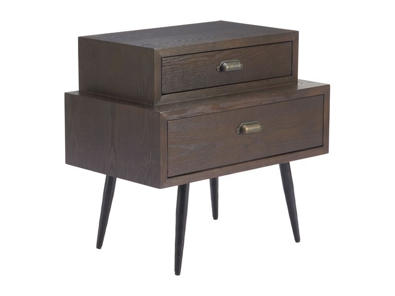 Mechy Side Table Brown 7