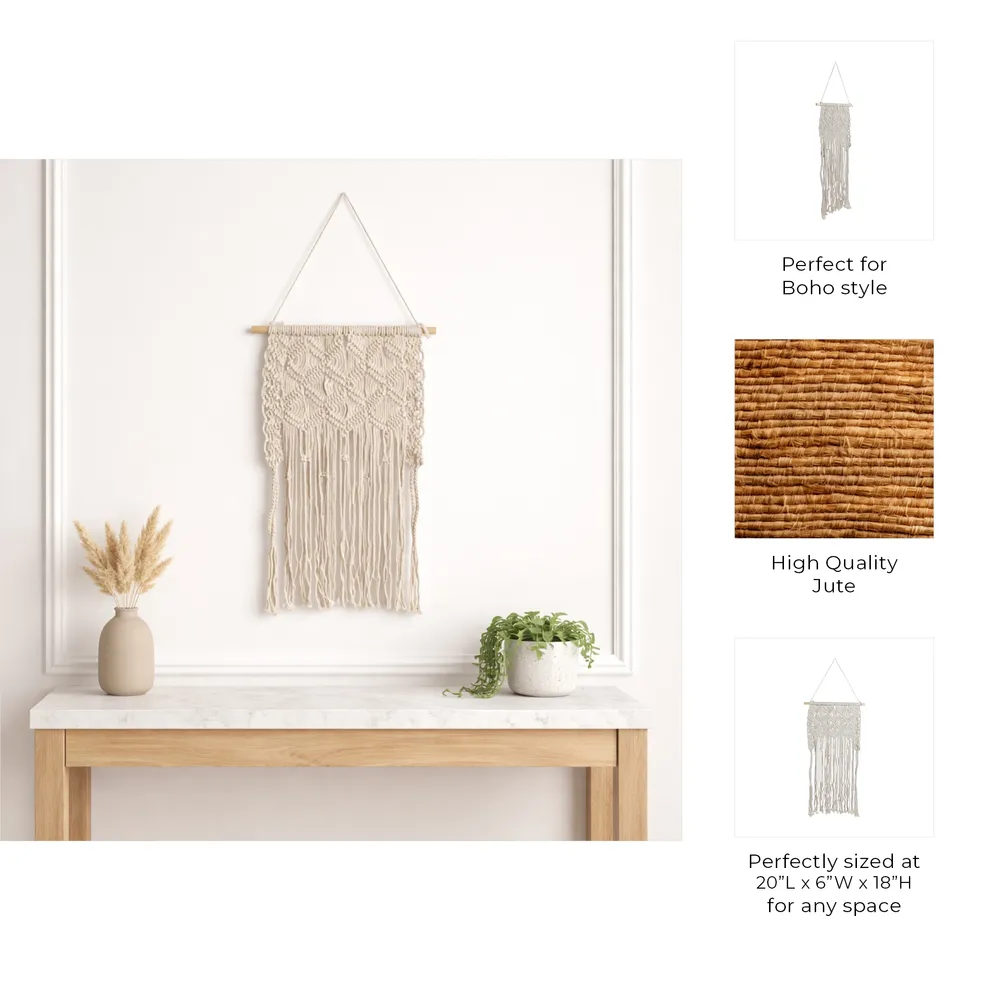 CANTONTON IVORY WALL HANGING 18 (IN)