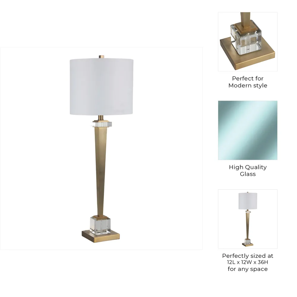 TATUMCREST GOLD LAMP 36 (IN)