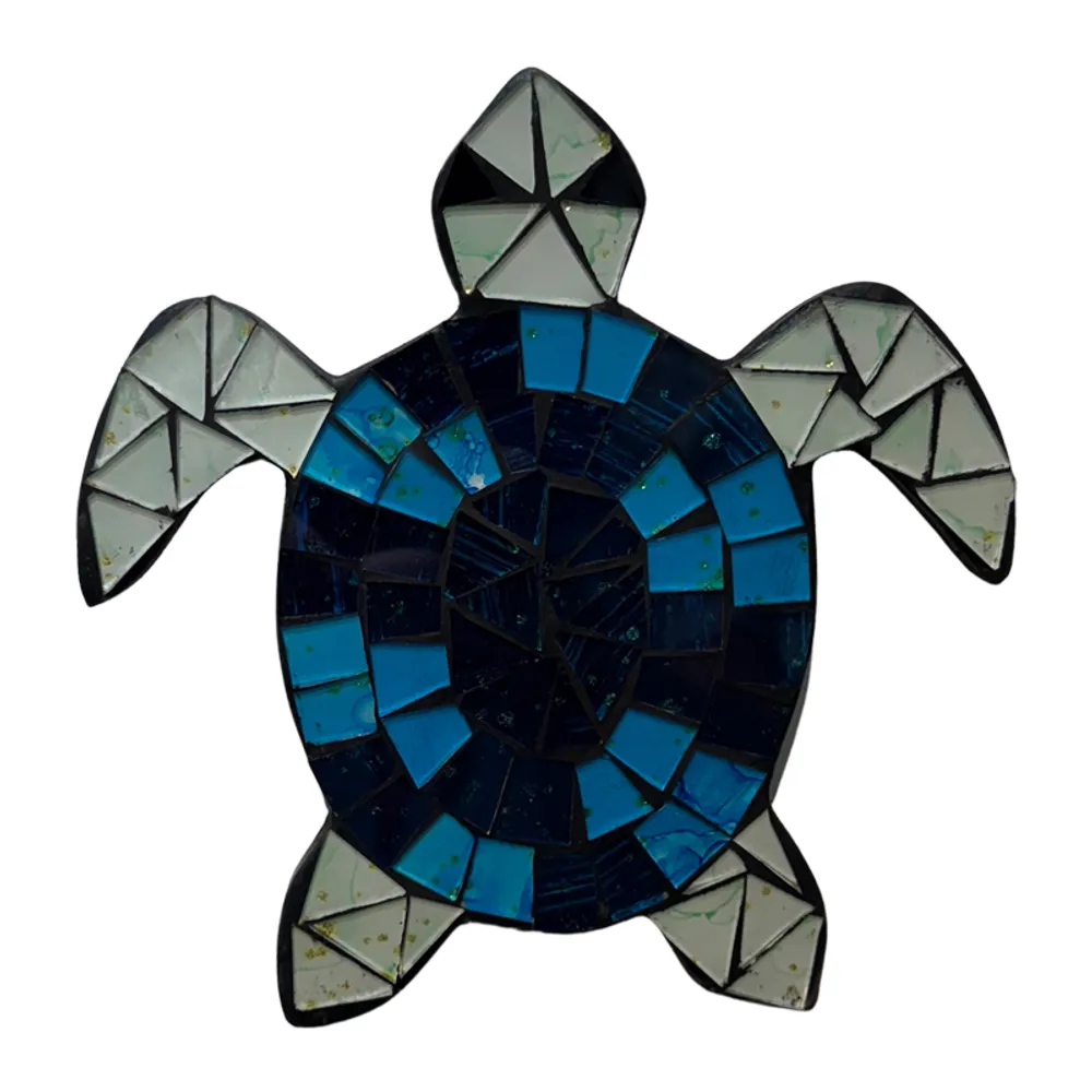 7" MOSAIC TURTLE