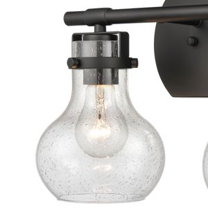 Salamanca 15.5'' Wide 2-Light Vanity Light - Matte Black 5