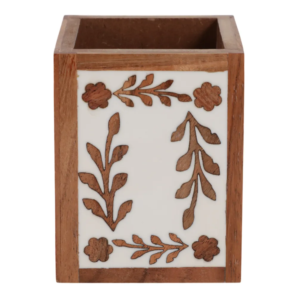 DRAKEHAM BROWN PENCIL CUP 4 (IN)