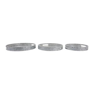 HARLANWORTH SET OF 3 BLUE TRAY 2 (IN) 6