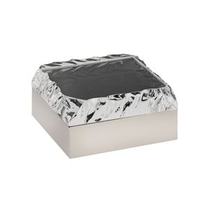 Cogar Box - Square Polished Nickel 1