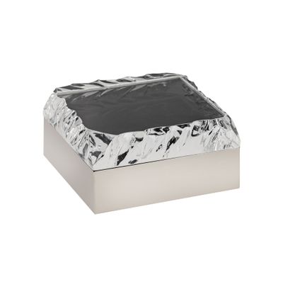 Cogar Box - Square Polished Nickel