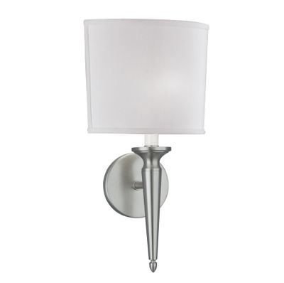 Georgetown 15.25″ High 1-Light Sconce - Brushed Nickel