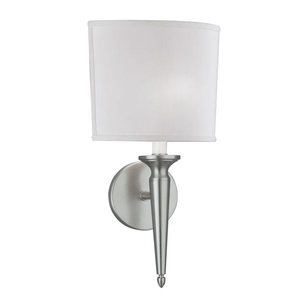 Georgetown 15.25'' High 1-Light Sconce - Brushed Nickel