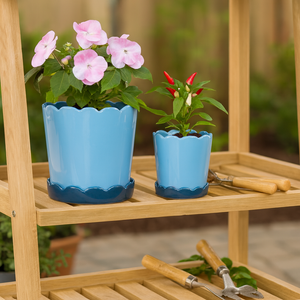 PALMERMORE SET OF 2 BLUE PLANTER 8 (IN) 2