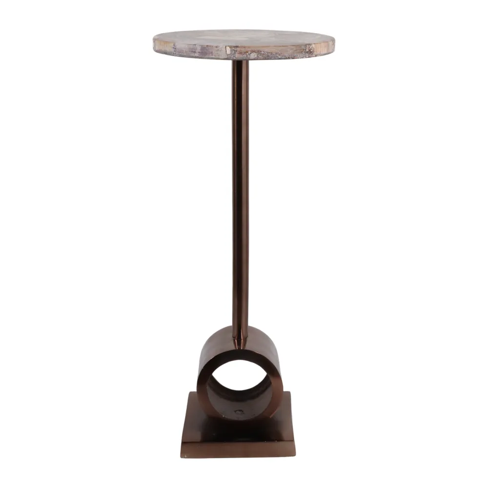 DILLONBURN BROWN TABLE 24 (IN)