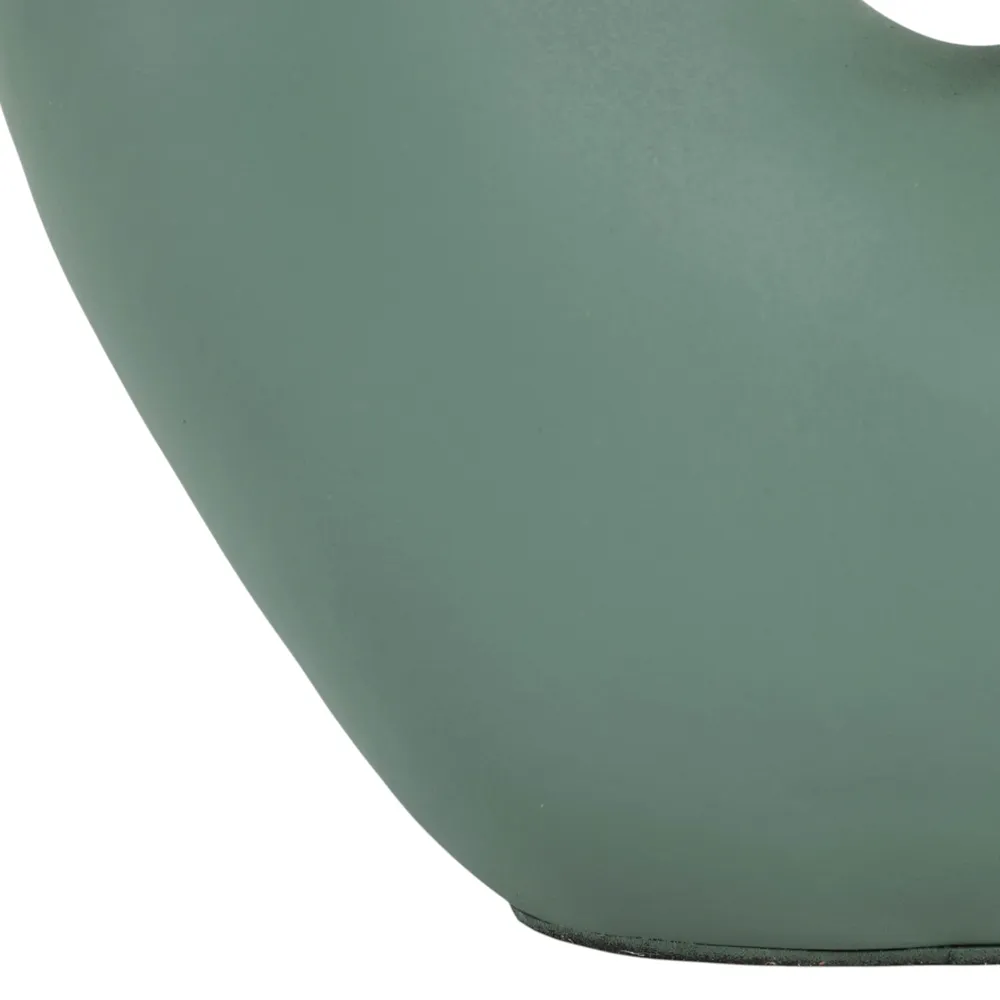 ELROYSHAW GREEN VASE 12 (IN)