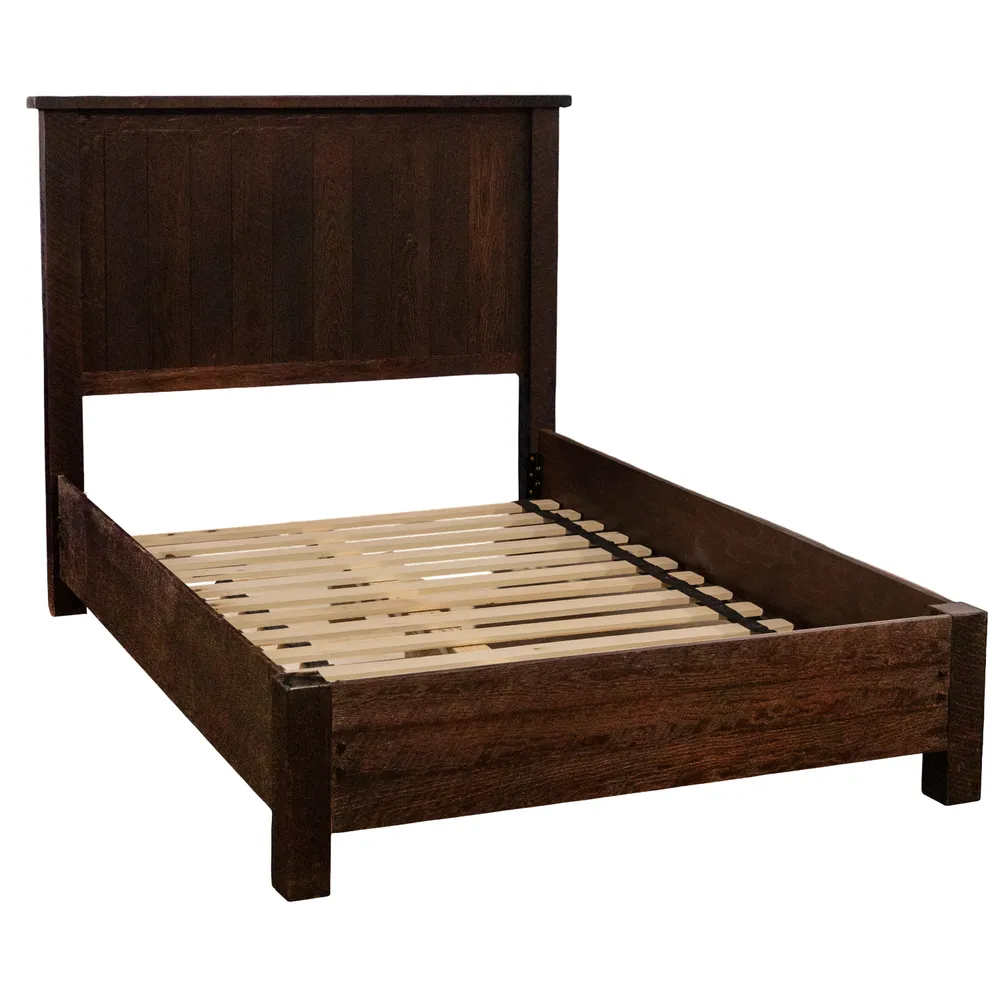 WoodShop Traditional Bed with Rail System - Cal King