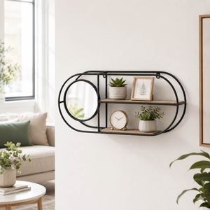CASEYHAM BROWN WALL SHELF 10 (IN) 9