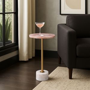 MERCERCLIFF PINK TABLE 24 (IN) 11