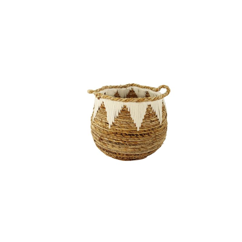 12" x 13" Bleached Banana Leaf Basket