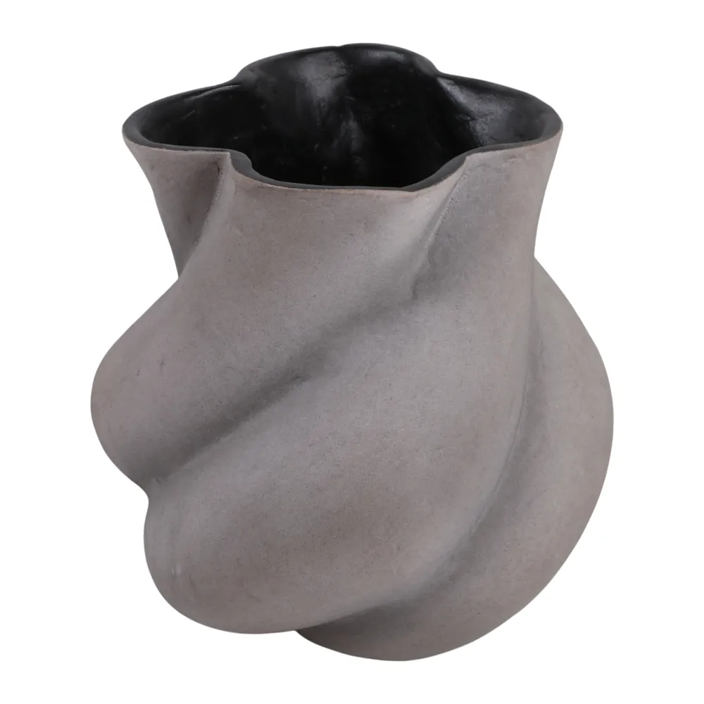 BROGANCREST GRAY VASE 10 (IN)