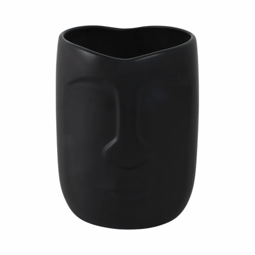 HEATHWIND BLACK VASE 8 (IN)