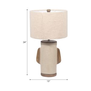 STORMHOLM IVORY LAMP 24 (IN) 10