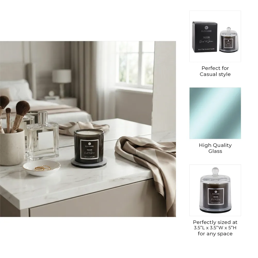 HEMMINGWORTH NOIR OUD AND TOBACCO CANDLE 5 (IN)