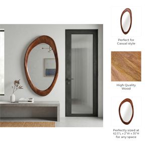 ASHERSHAW BROWN MIRROR 35 (IN) 9