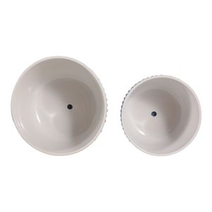 FIONAOAK SET OF 2 BLUE PLANTER 10 (IN) 8