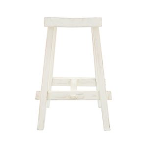 DRAYTONLAND WHITE STOOL 20 (IN) 4