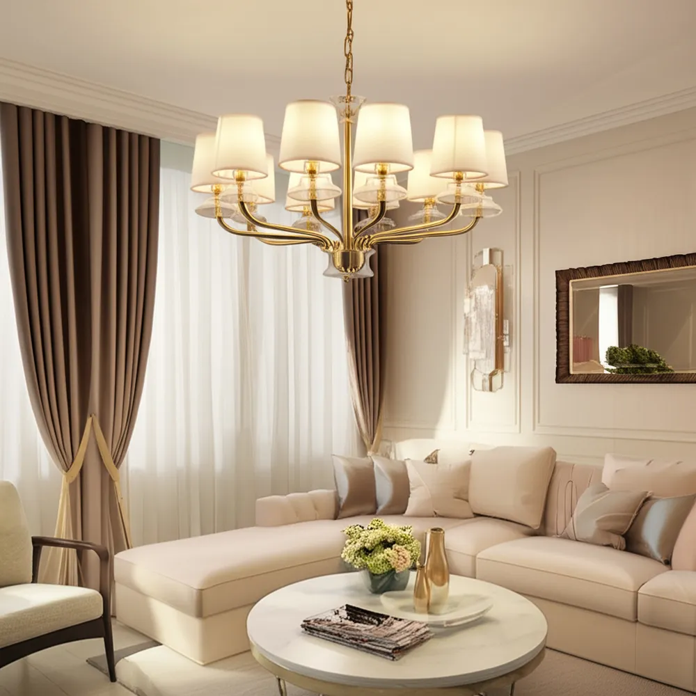 FERRISPARK GOLD CHANDELIER 18 (IN)