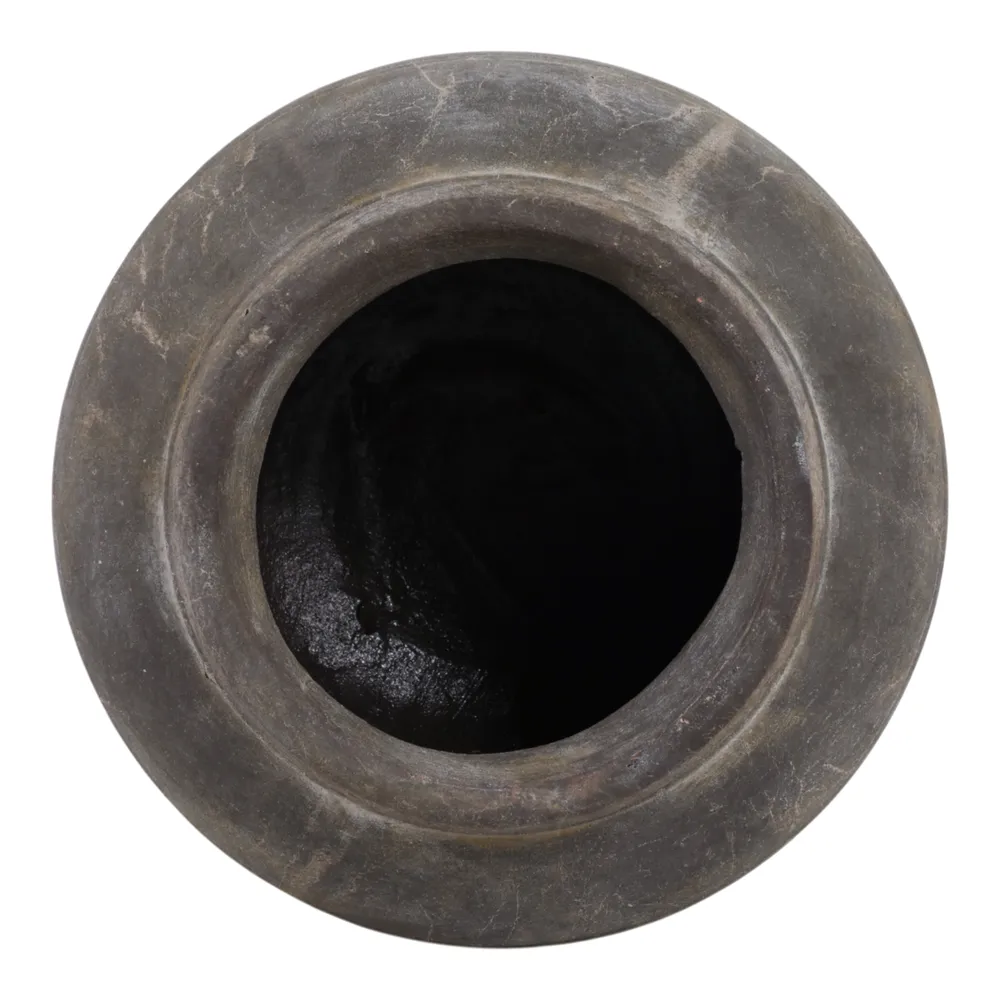 CLOVERHAM BROWN VASE 9 (IN)