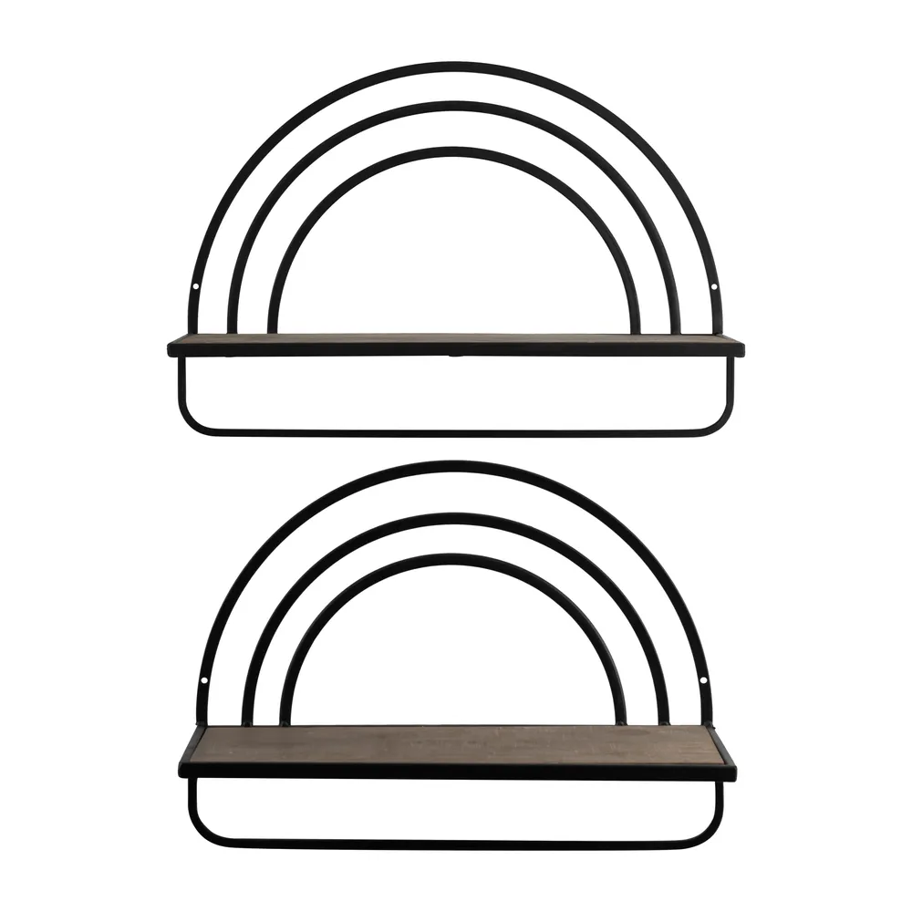 MILTONHAVEN WHITE WALL SHELF 17 (IN)