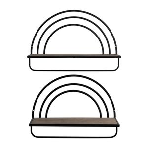 MILTONHAVEN WHITE WALL SHELF 17 (IN) 1