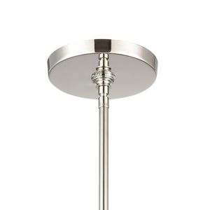 Abaca 8'' Wide 1-Light Mini Pendant - Polished Nickel 3