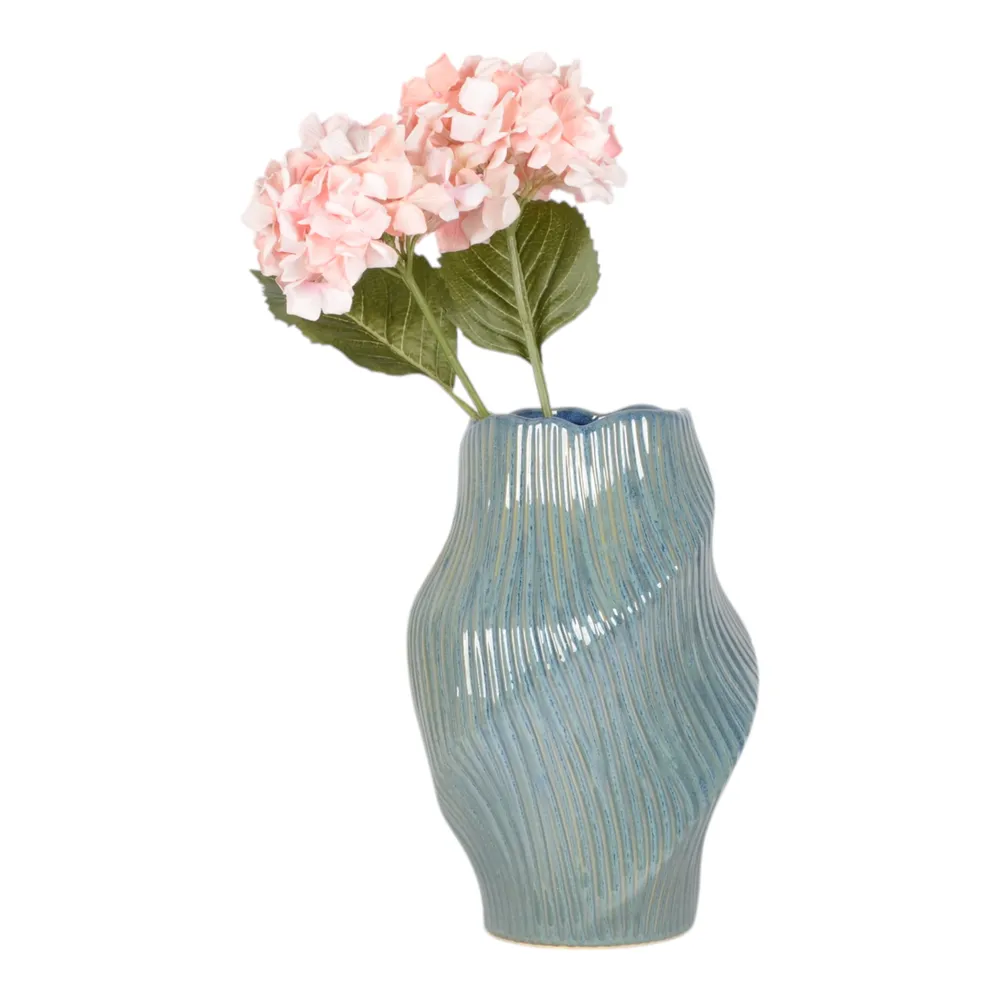 DORSEYSTONE BLUE VASE 14 (IN)