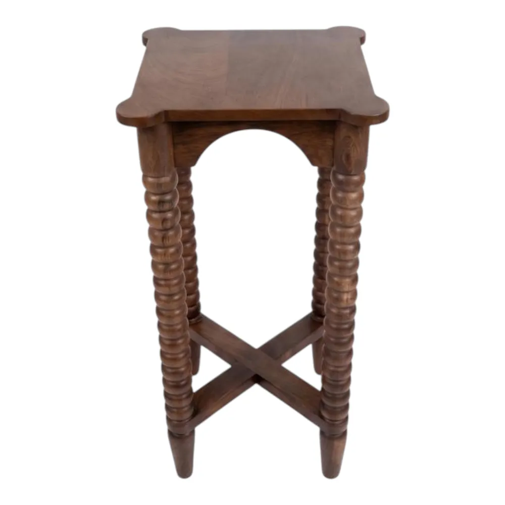 NOVAWOOD BROWN ACCENT TABLE 24 (IN)