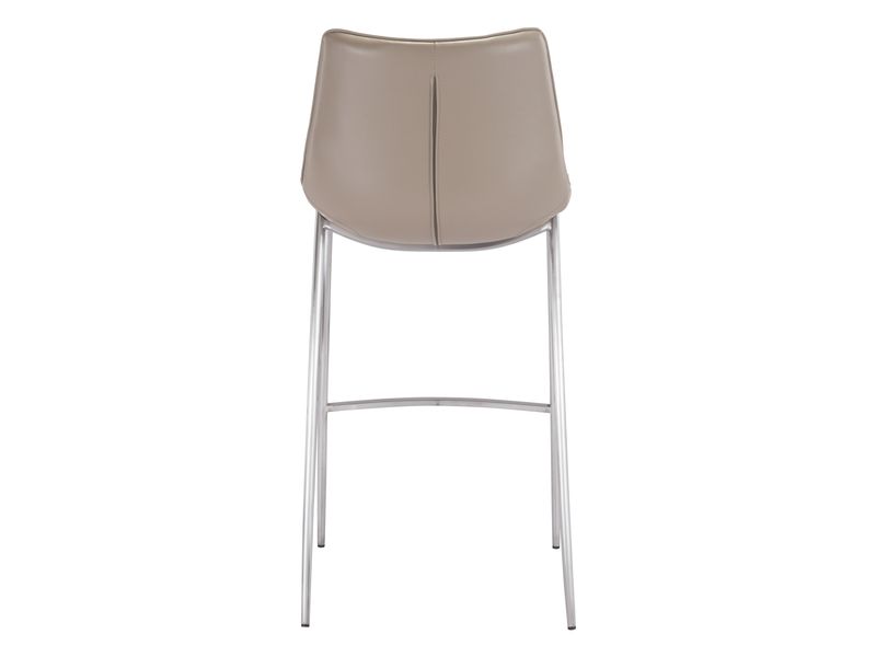Magnus Barstool Brown & Silver 5