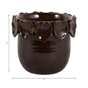 SLATERCLIFF BROWN PLANTER 5 (IN) 8