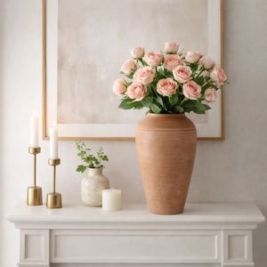 CANTONLAND BROWN VASE 16 (IN) 12