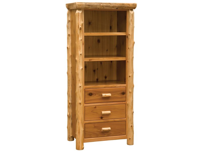 Cedar Log Open Pantry - Natural 2