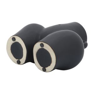 GLOVERSIDE BLACK VASE 8 (IN) 9