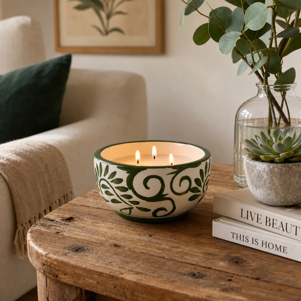 ROSELAKE WARM VANILLA CANDLE 3 (IN)