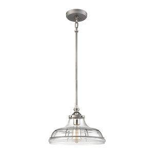Dunkirk 13'' Wide 1-Light Pendant - Weathered Zinc 2